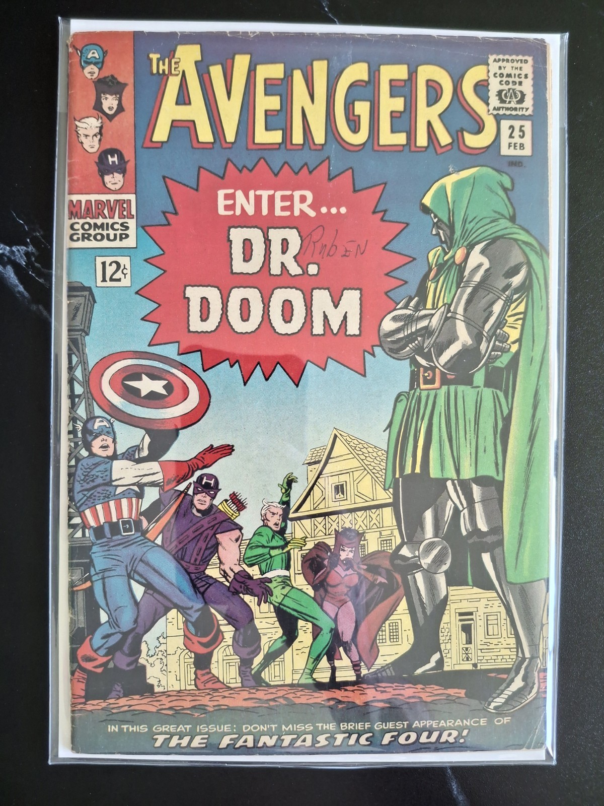 Avengers 25 Marvel Comics 1966 Doctor Doom Avengers 25 Marvel Comics 1966 Doctor Doom