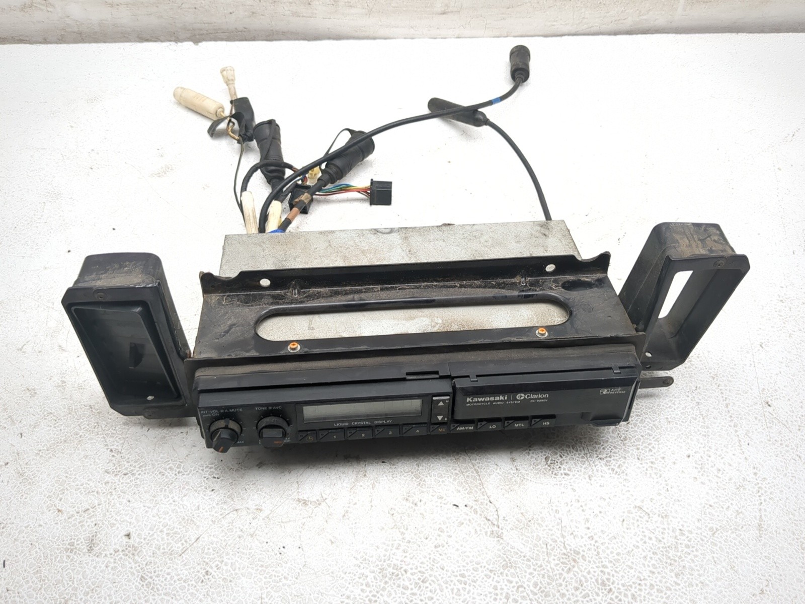86-03 Kawasaki Voyager ZG1200 Front Radio Cassette Player Assembly 21179-1051