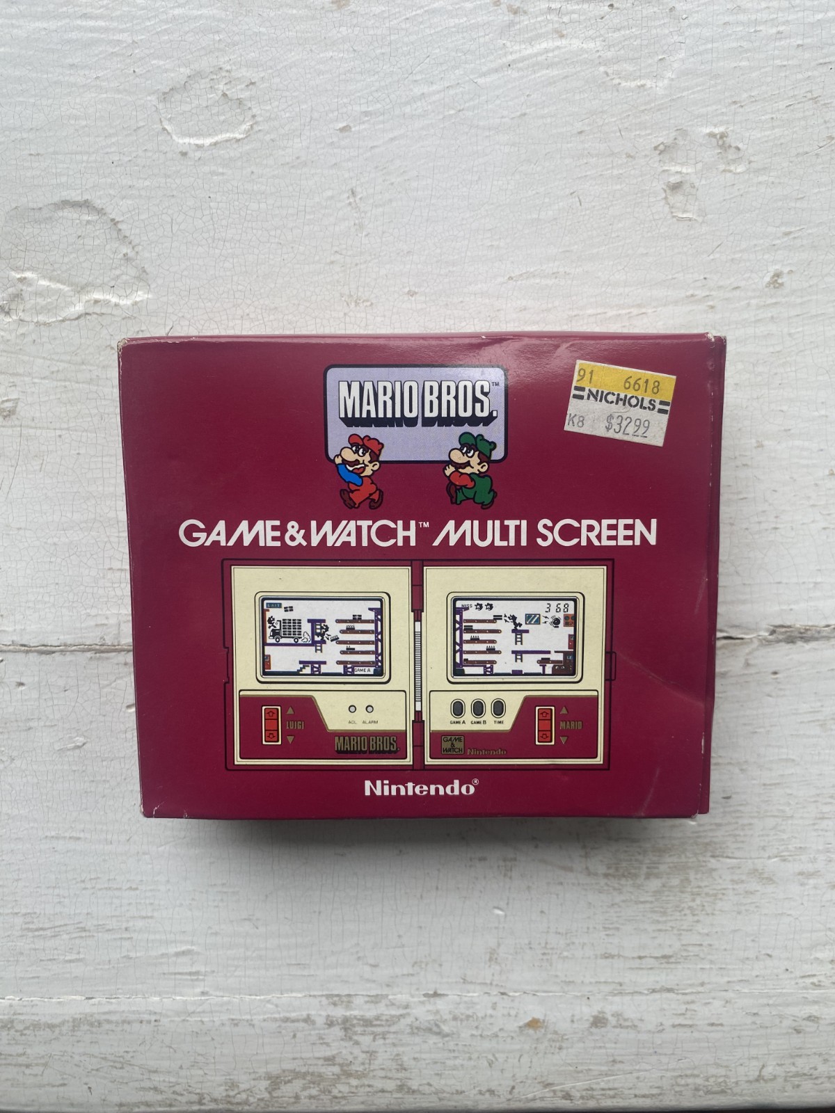 VTG Nintendo MARIO BROS Game & Watch MW-56 1983 MINT IN BOX Unused Deadstock VTG Nintendo MARIO BROS Game & Watch MW-56 1983 MINT IN BOX Unused Deadstock