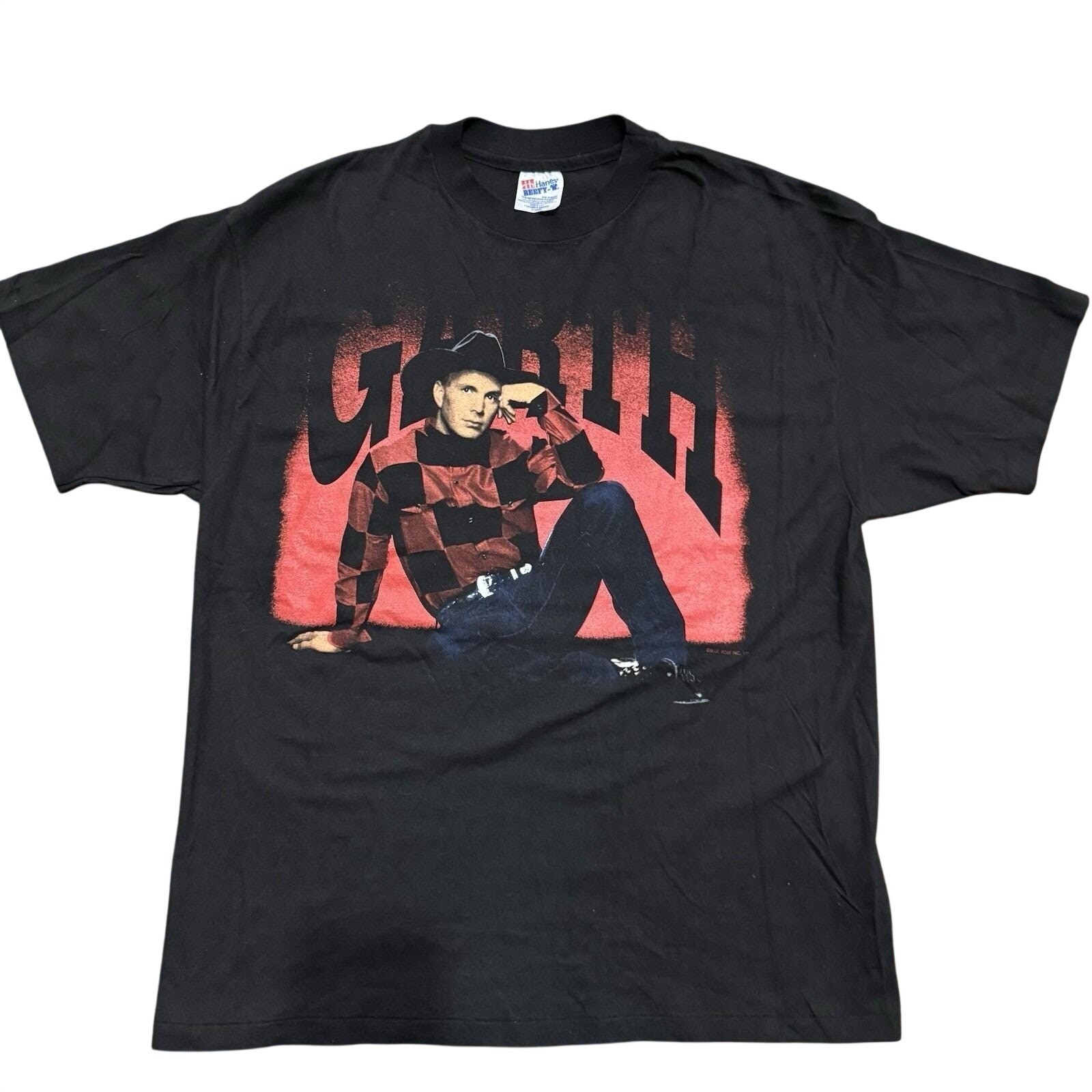 Garth Brooks VTG 1993 World Tour Shirt Single Stitch Hanes Beefy XL