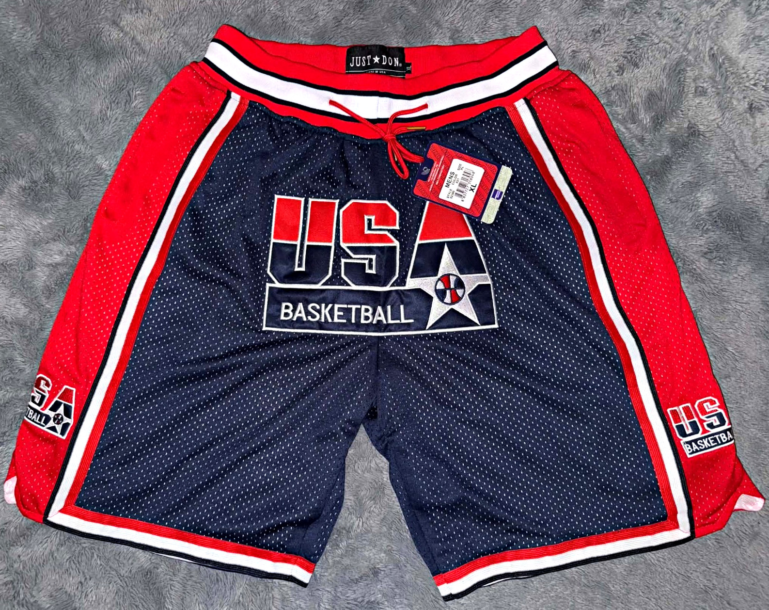 Just Don Team USA 1992 Dream Team Basketball Shorts NEW With Tags Just Don Team USA 1992 Dream Team Basketball Shorts NEW With Tags