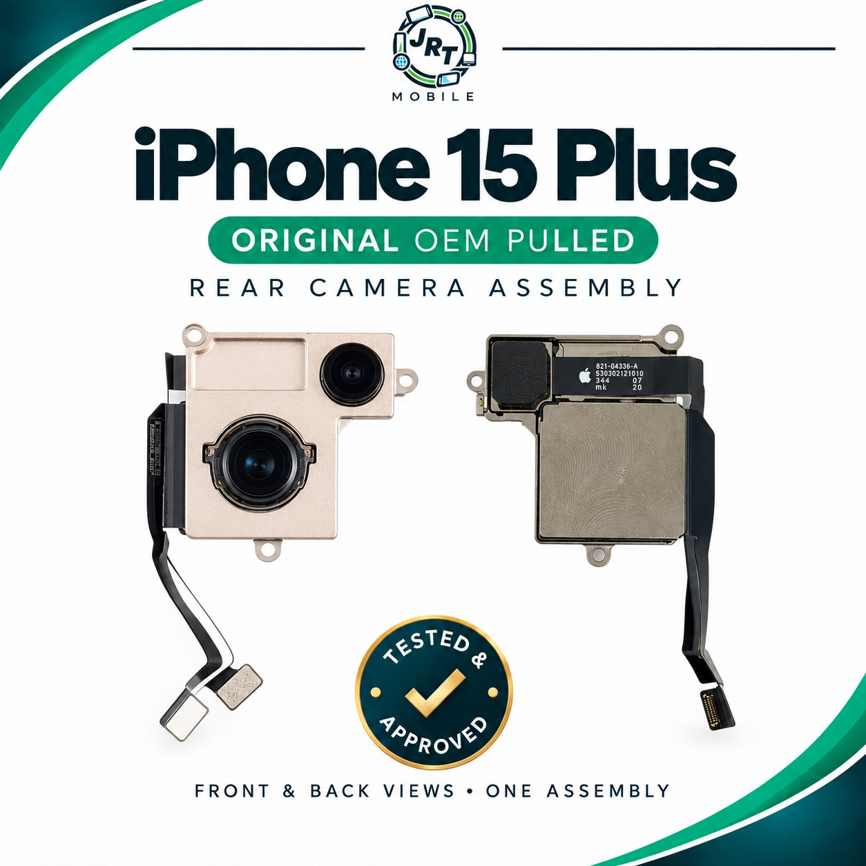 iPhone 15 Plus Original OEM Rear Back Camera Assembly Replacement Tested