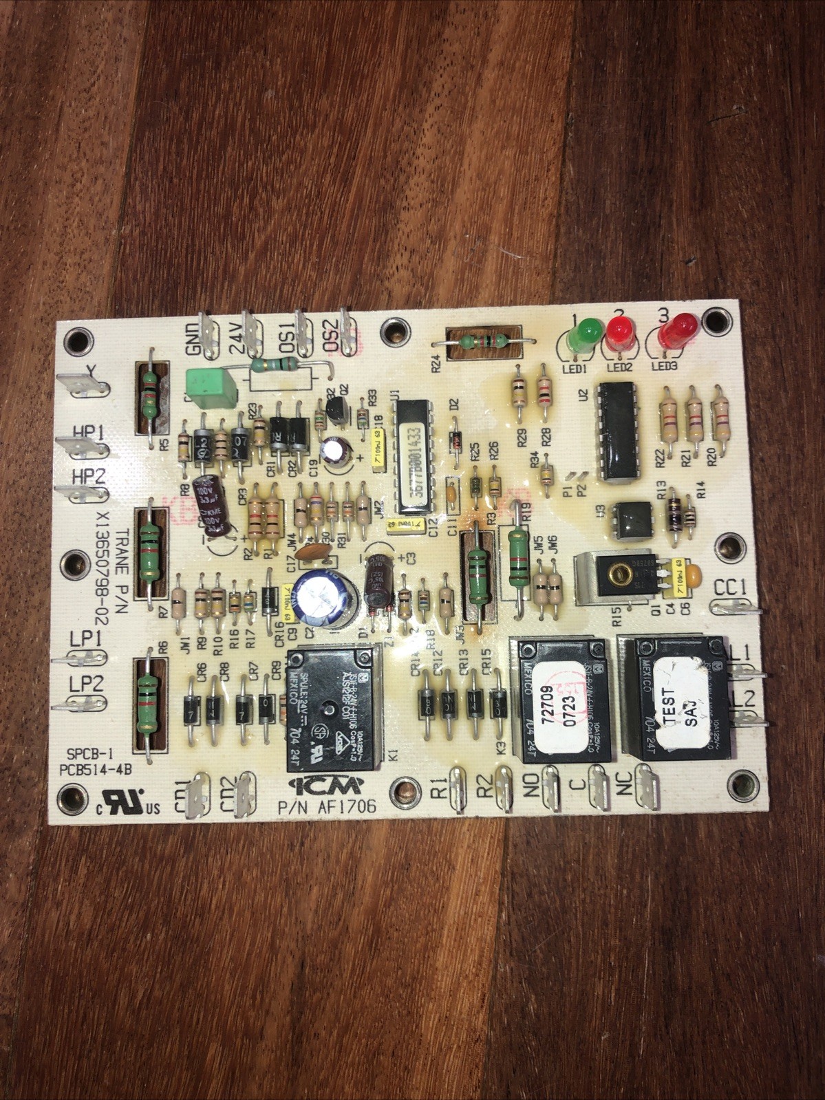 Trane X13650798-02 Circuit Board ICM Controls P/N: AF1706