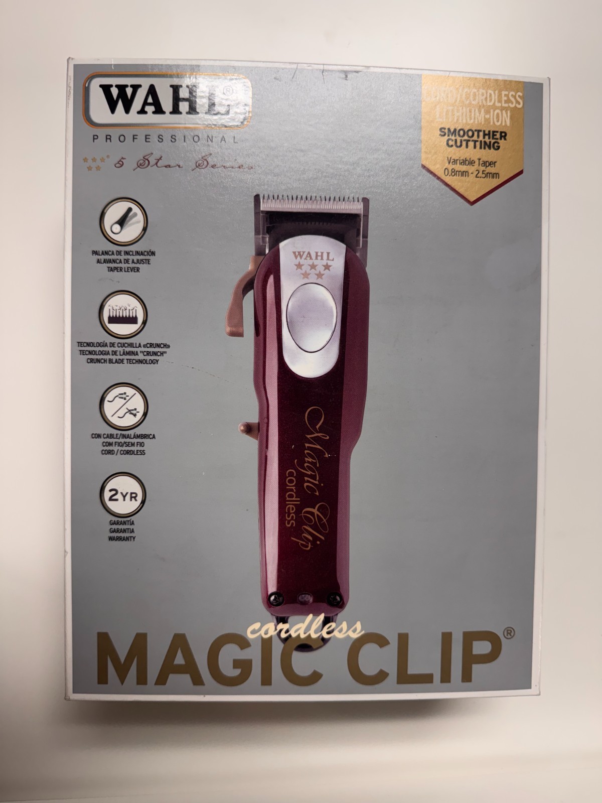 Wahl Professional 8148 5-Star Series Cordless Magic Clip Cord / Clipper USED Wahl Professional 8148 5-Star Series Cordless Magic Clip Cord / Clipper USED