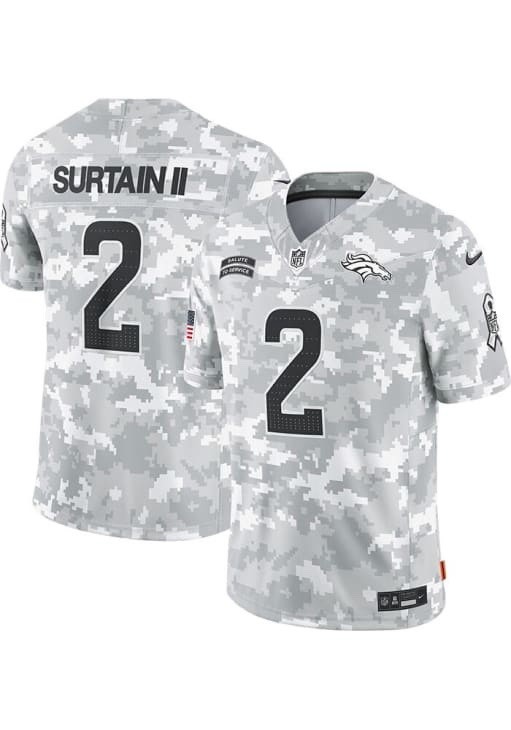 PATRICK SURTAIN NIKE DENVER BRONCOS MENS WHITE STS LIMITED FOOTBALL JERSEY 3XL