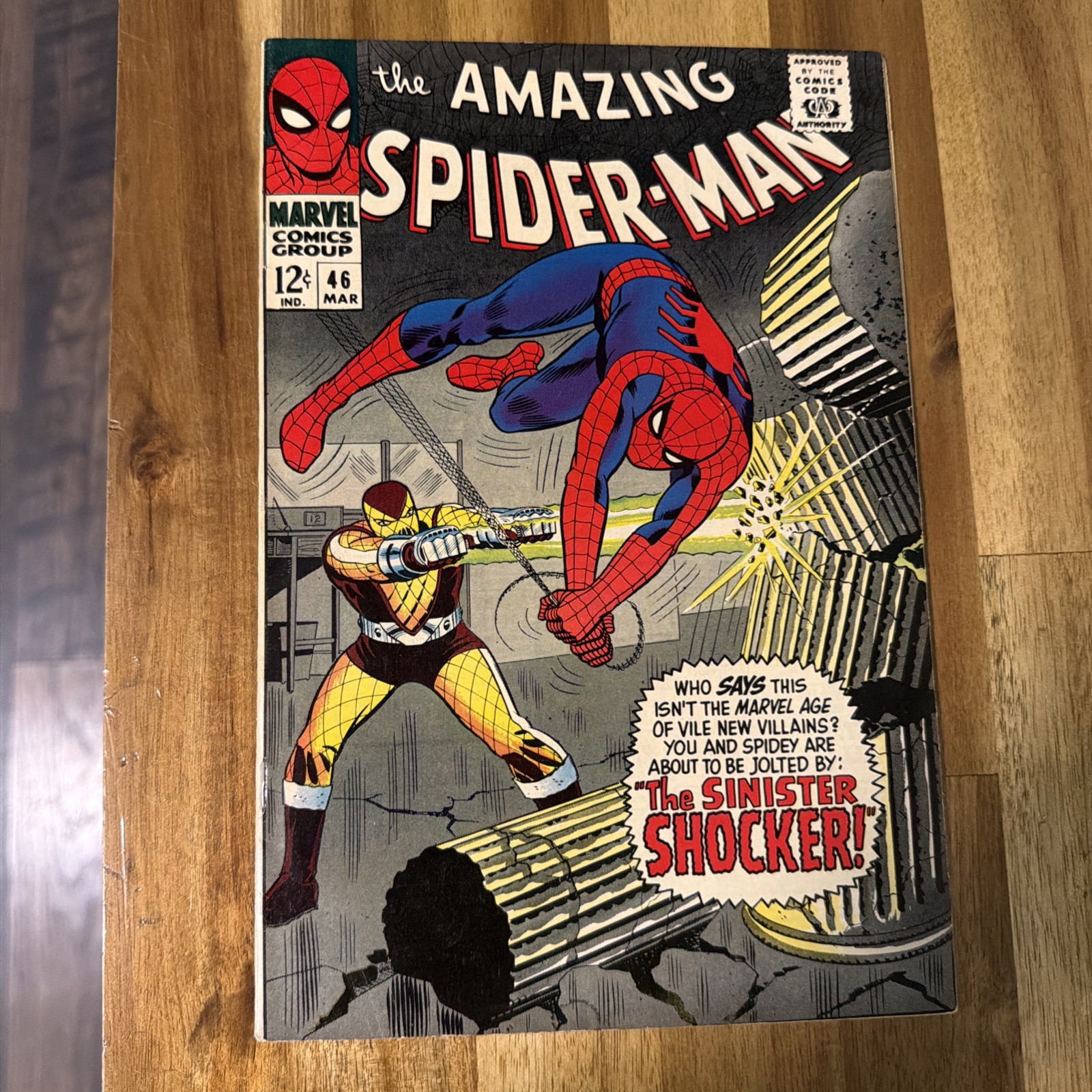 The Amazing Spider-Man #46 VF(8.0-9.0) 1st App of The Shocker The Amazing Spider-Man #46 VF(8.0-9.0) 1st App of The Shocker