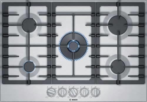 Bosch 800 Series NGM8058UC Stainless Steel Gas Cooktop Bosch 800 Series NGM8058UC Stainless Steel Gas Cooktop