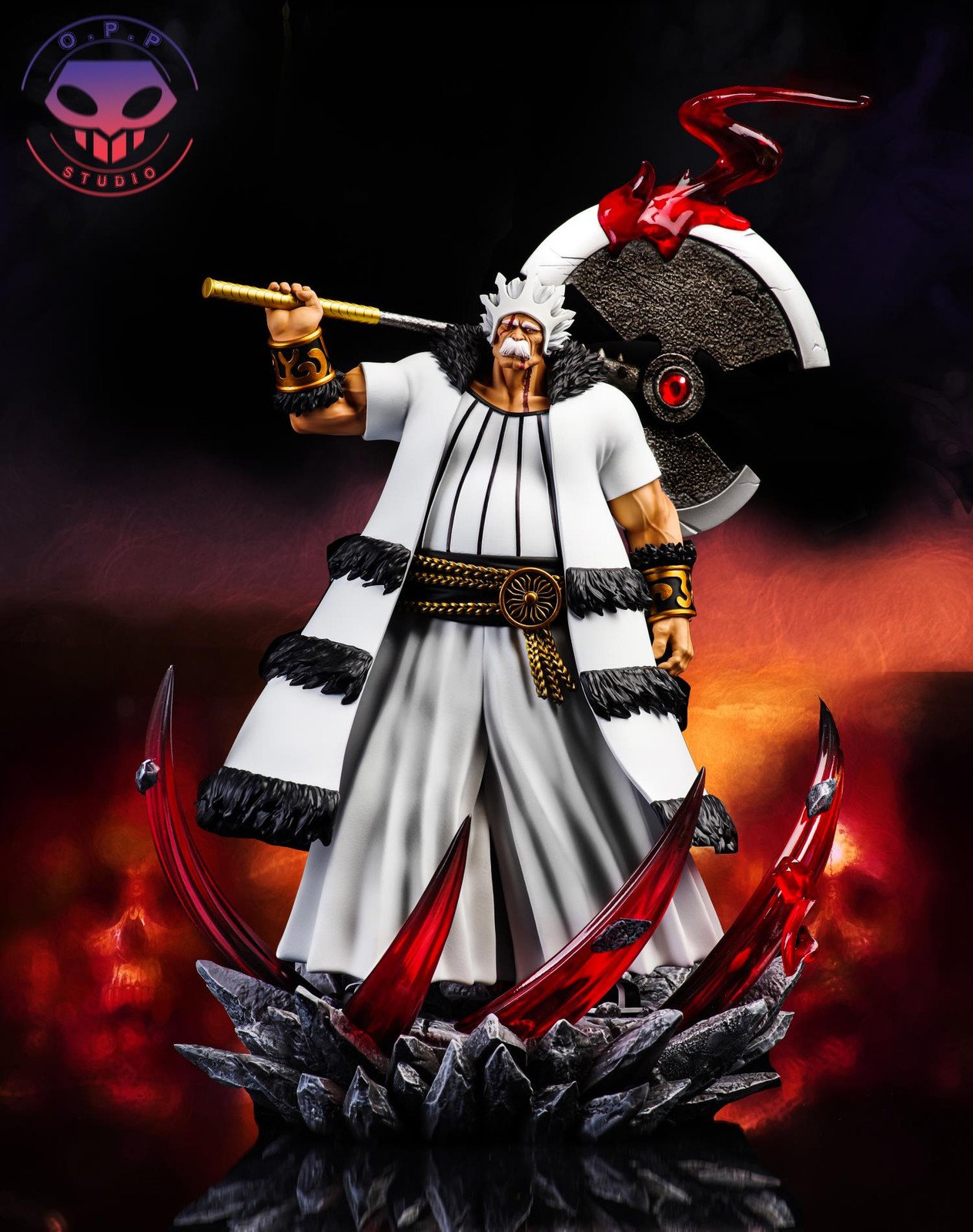 OPPS Studios Bleach Espada Baraggan Louisenbairn Resin Model Pre-order 1/6 Scale