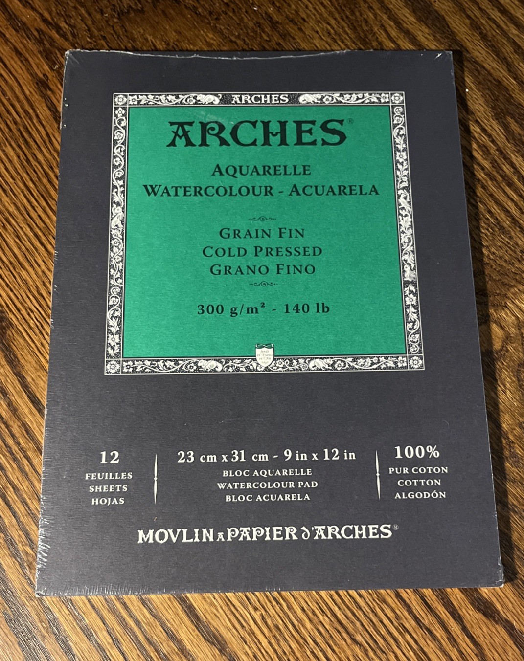 Arches 9x12” Paper Pad 140 lb pound Cold Press Pads New Artist Quality Arches 9x12” Paper Pad 140 lb pound Cold Press Pads New Artist Quality