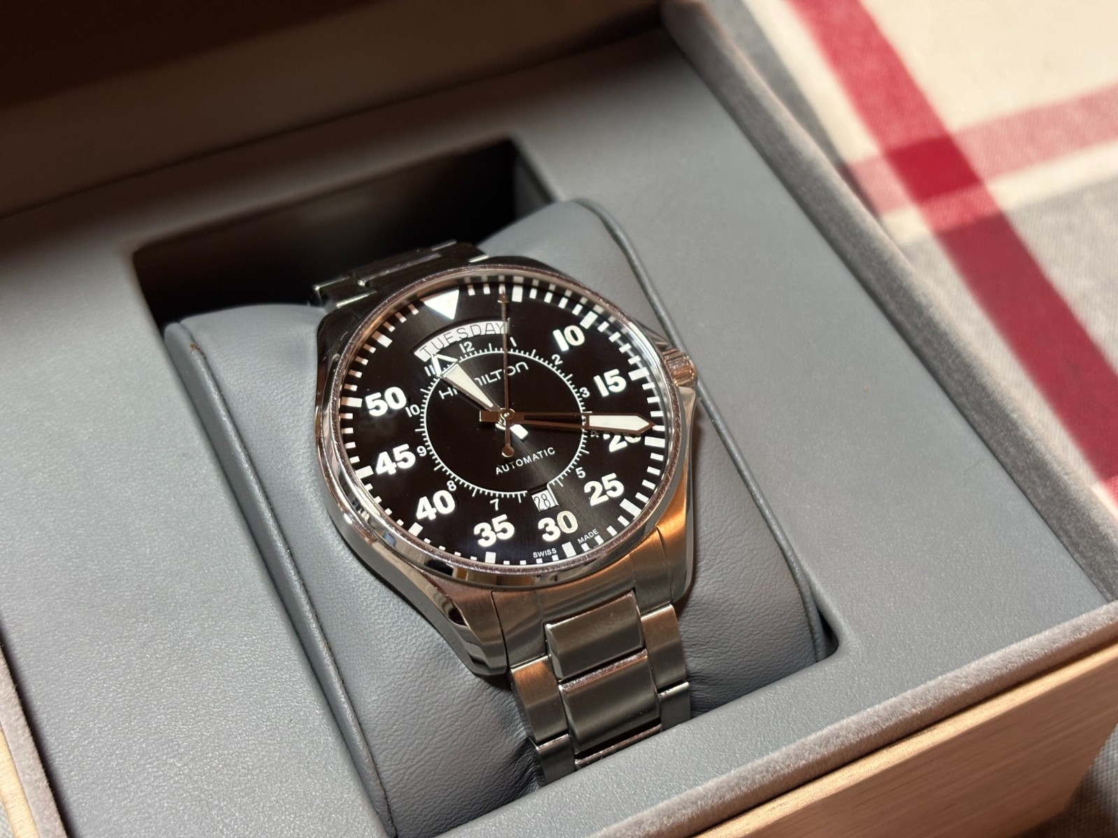 Hamilton Khaki Aviation Automatic, Stainless Band, Interstellar \