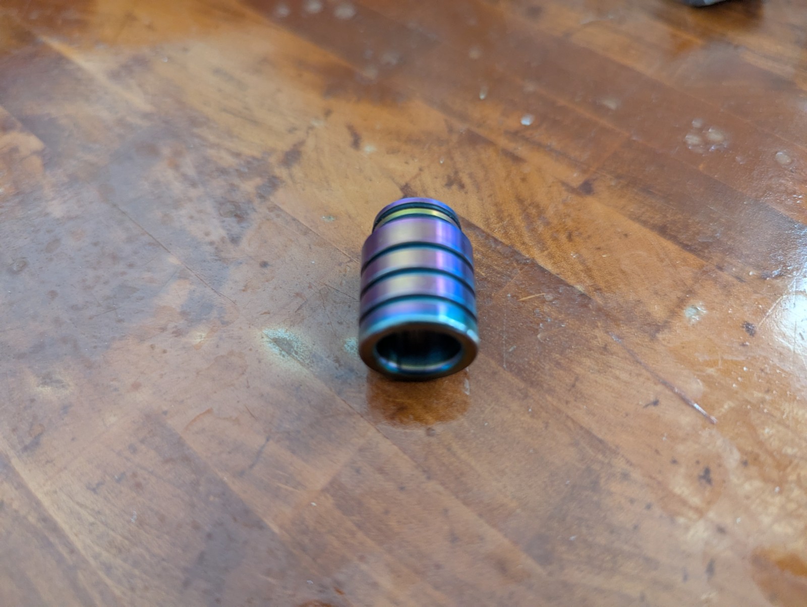 U.S SELLER_ 1pc 810 NEO CHROME - DRIP TIP BILLET MACHINED  NOZZLE - Hobby Use 