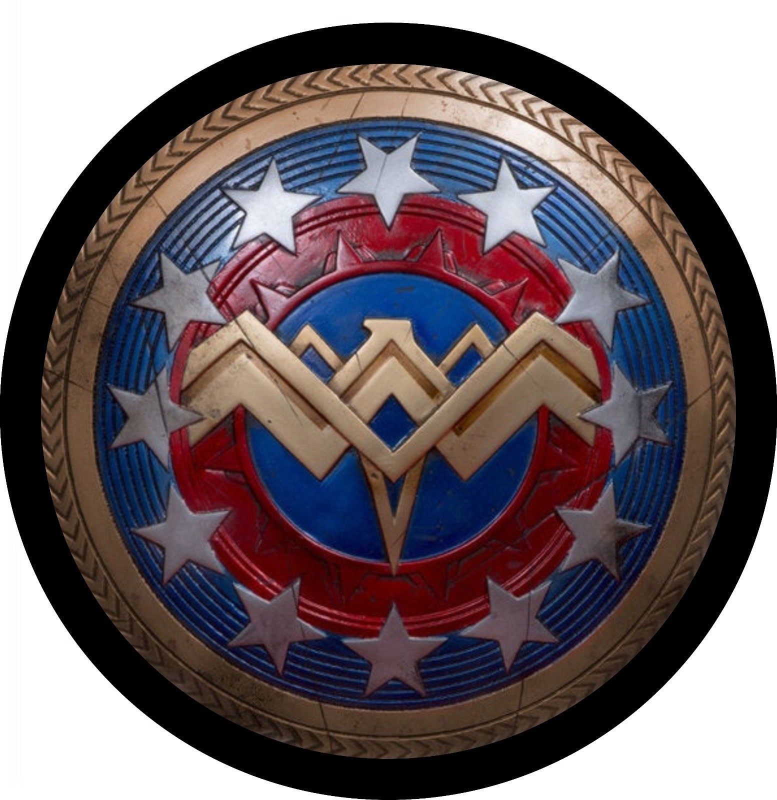 Shield of Wonder Woman Tire Cover