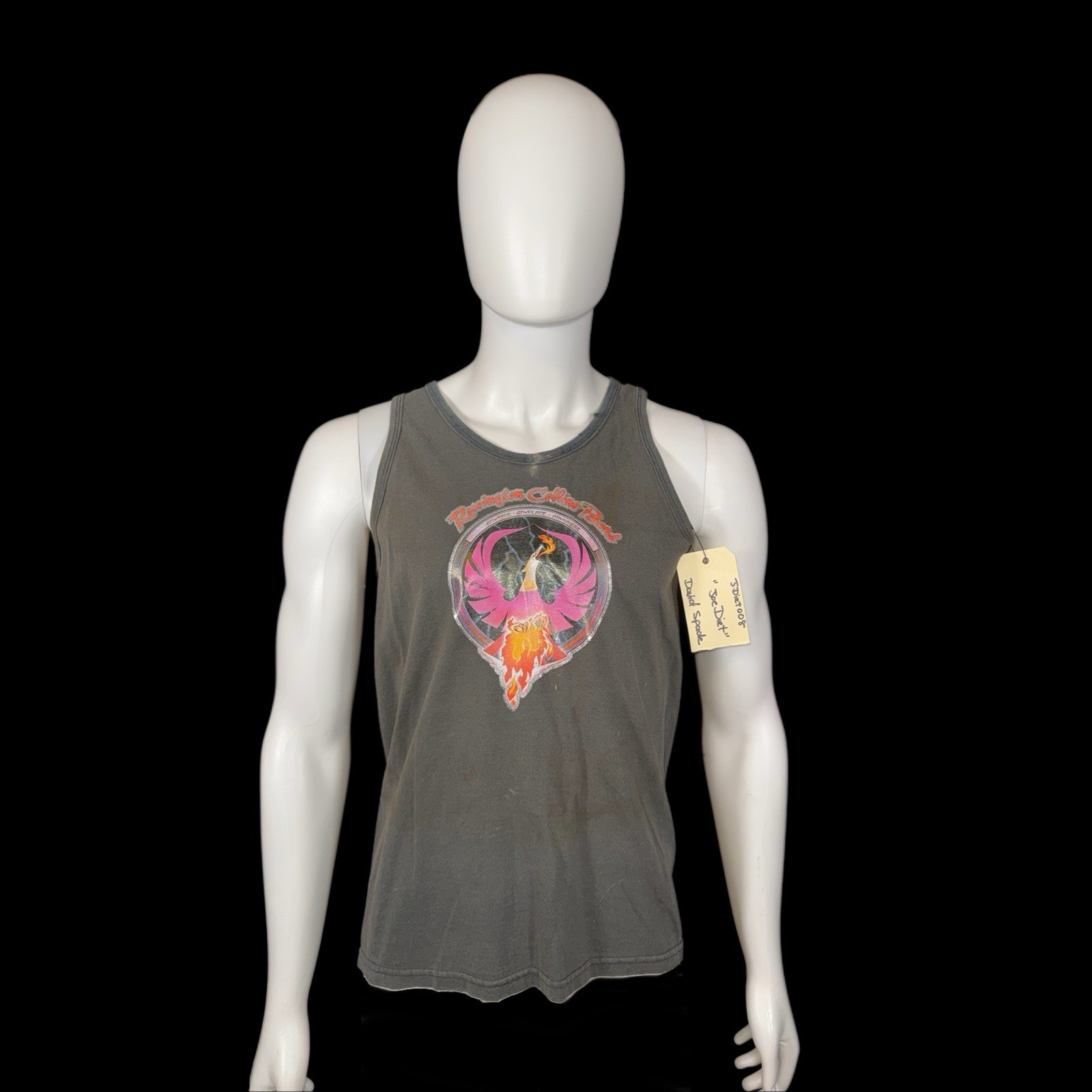 Joe Dirt Joe David Spade Screen Worn Rossington Collins Band Tank COA