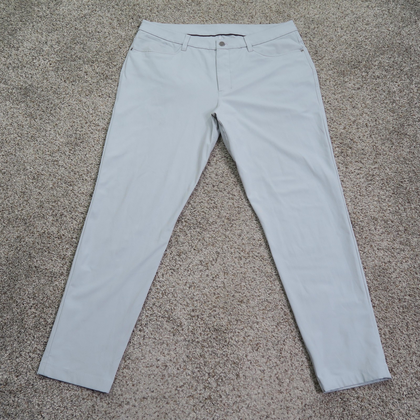 Lululemon Pants Mens 36 Gray ABC Commission Slim Performance Stretch Chino 36x30