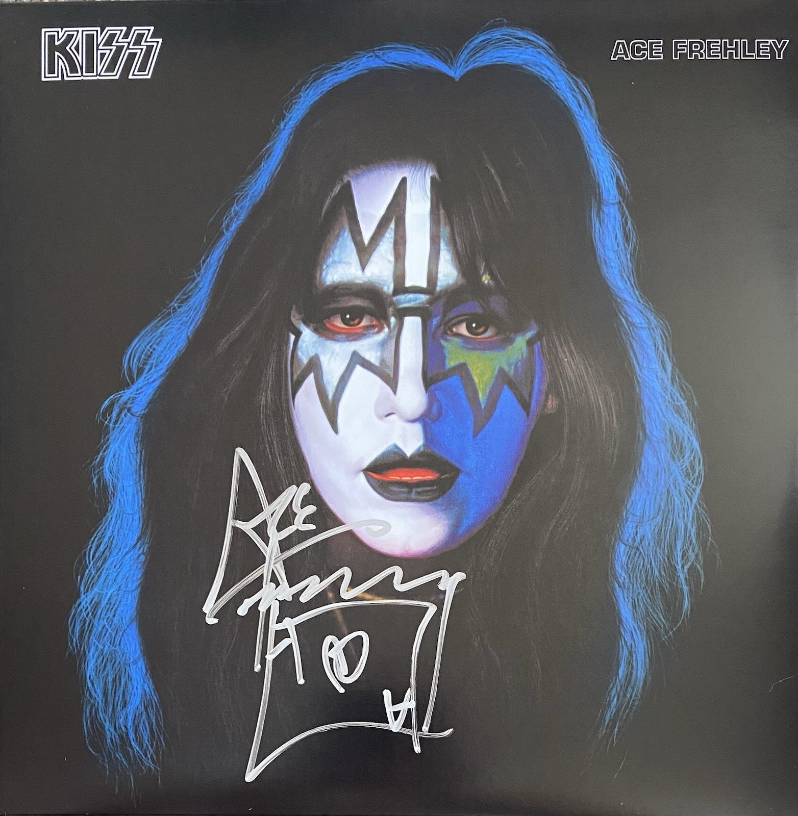 ACE FREHLEY AUTOGRAPHED SIGNED KISS VINYL RECORD ALBUM - THE SPACEMAN ACE FREHLEY AUTOGRAPHED SIGNED KISS VINYL RECORD ALBUM - THE SPACEMAN