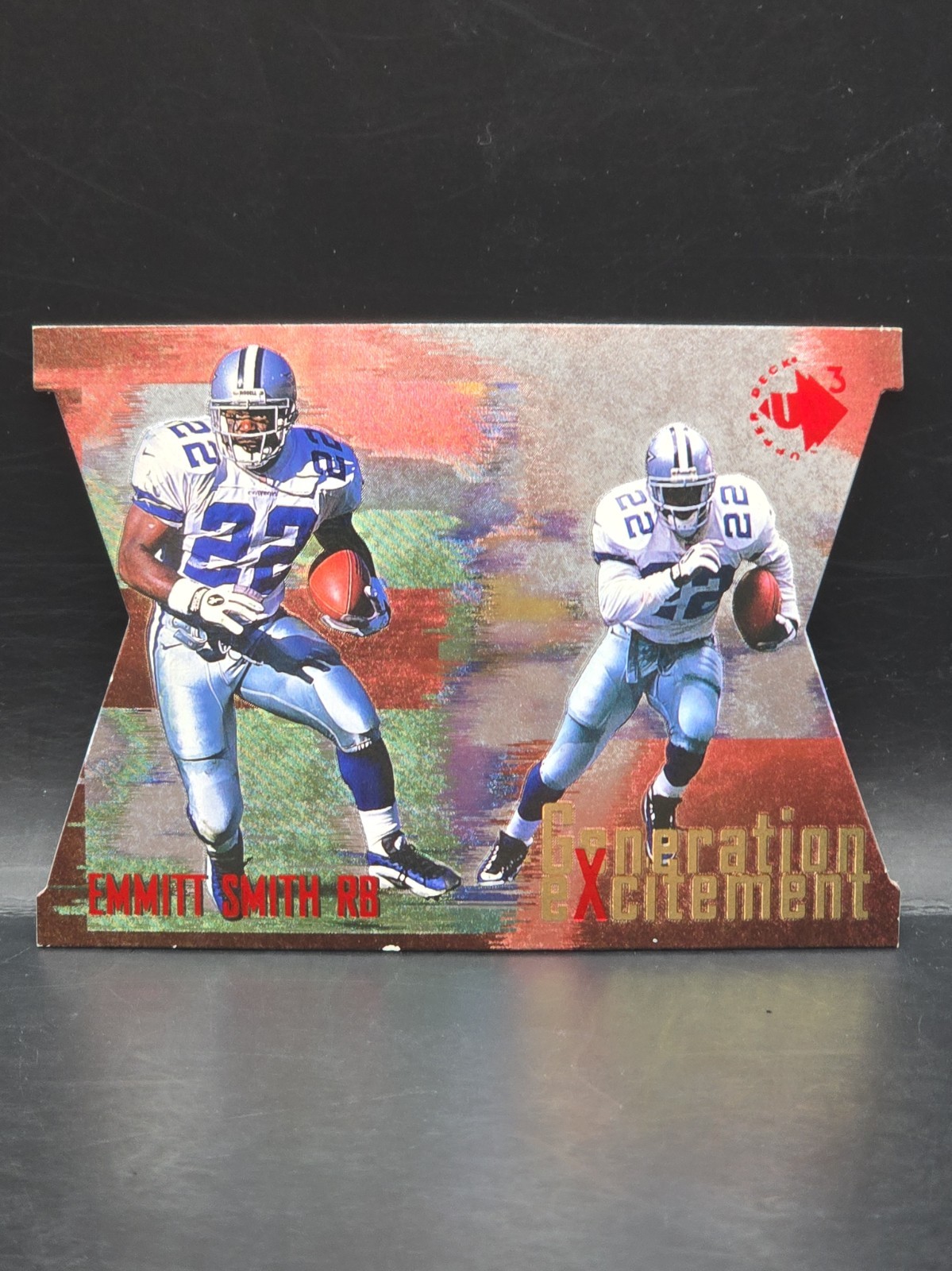 1997 Upper Deck UD3 - Generation Excitement Emmitt Smith #GE7 1997 Upper Deck UD3 - Generation Excitement Emmitt Smith #GE7