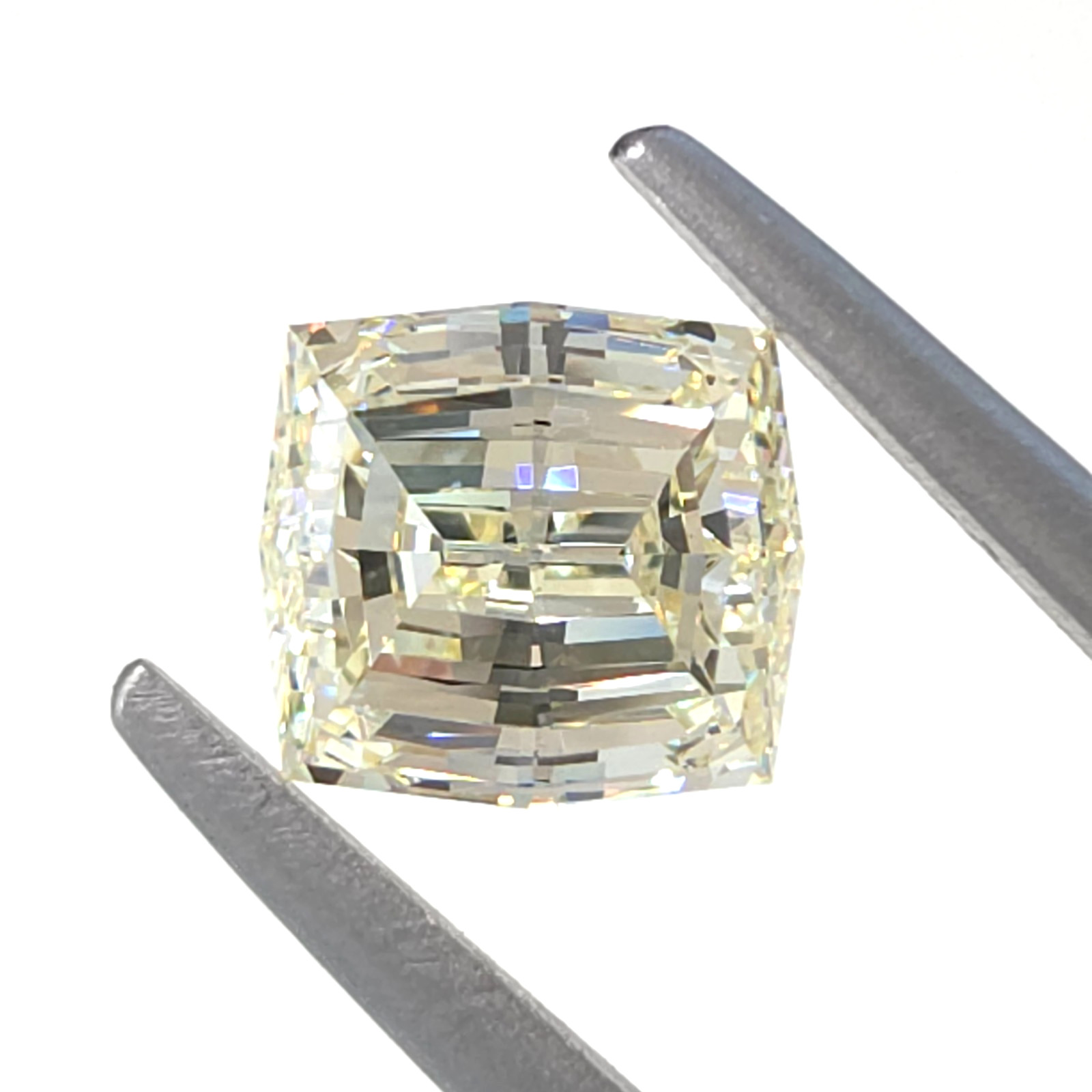 Natural Diamond 2.12ct U - V Color SI1 Loose Rectangular Step Cut GIA Certified
