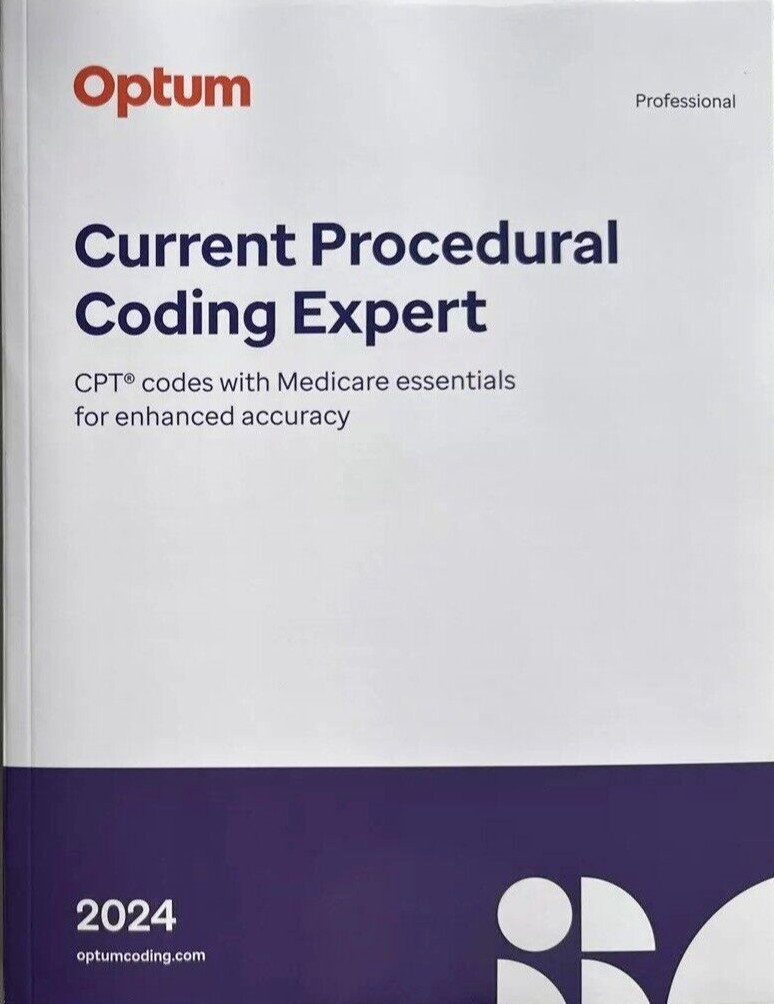 2024 Optum Current Procedural Coding Expert, Professional  Ed. Codes  w/Medic..