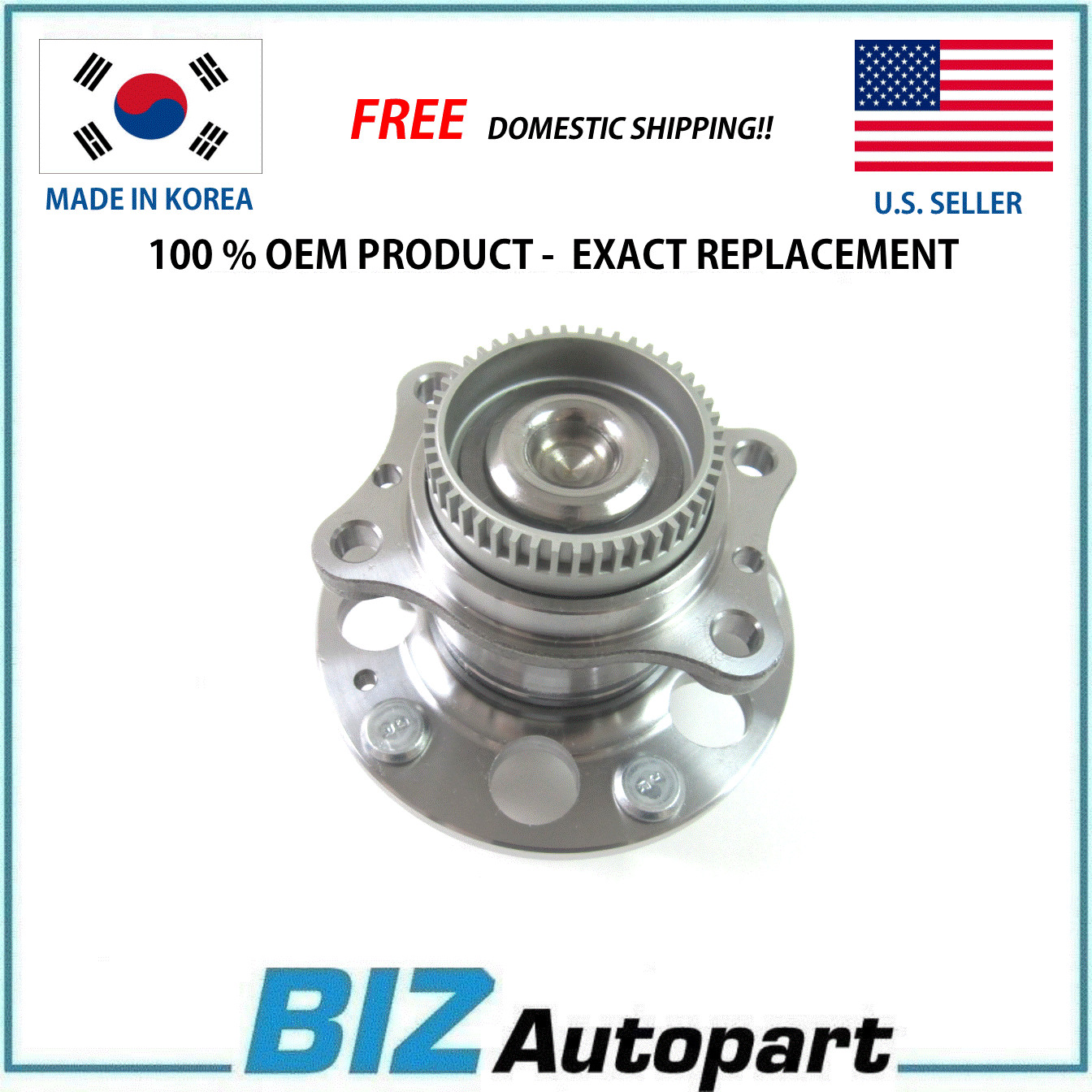 NEW OEM  REAR Wheel Hub & Bearing for 11-18 ELANTRA VELOSTER FORTE 52710-3X000
