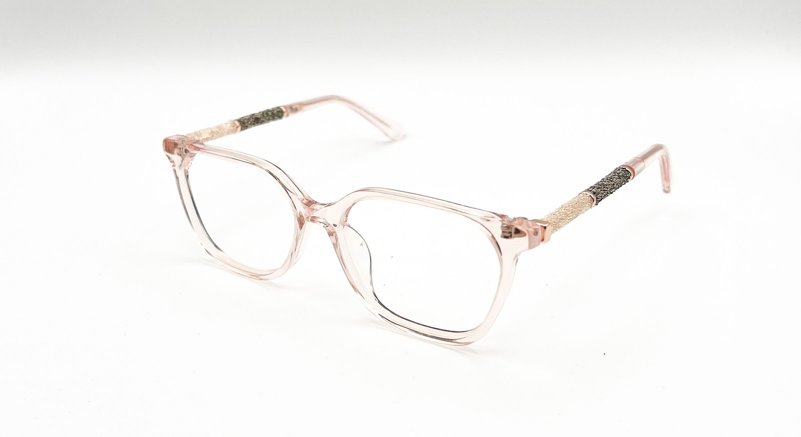 NEW ANN TAYLOR AT025 C02 TRANSPARENT BLUSH PINK AUTHENTIC EYEGLASSES 51-15