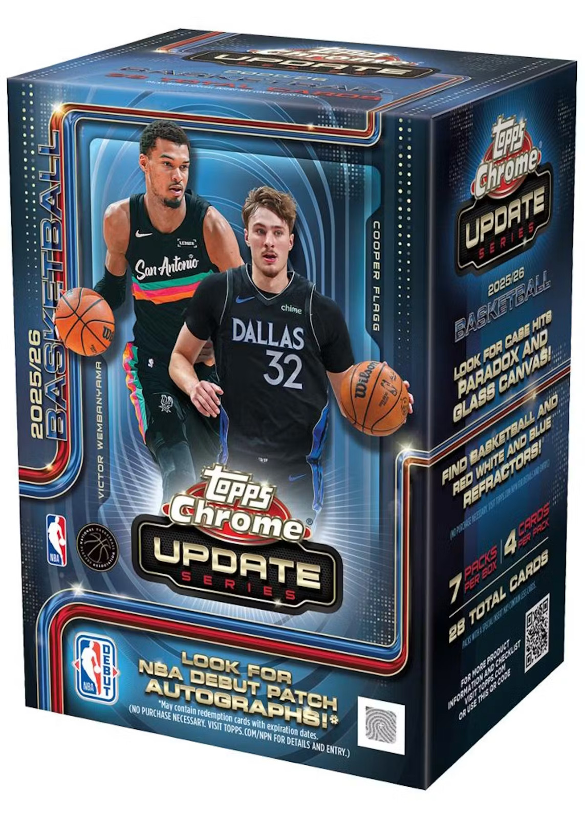 2025-26 Topps Chrome® Updates Basketball Blaster FACTORY SEALED - eBay LIVE RIP