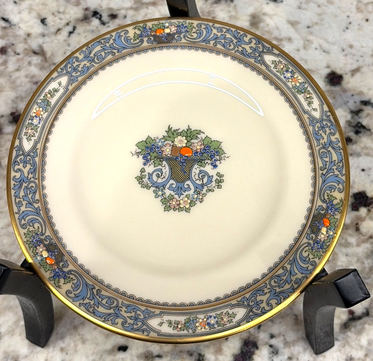 2 Vintage NEW Lenox Autumn BREAD & BUTTER PLATES Dessert Bone China Unused XLNT