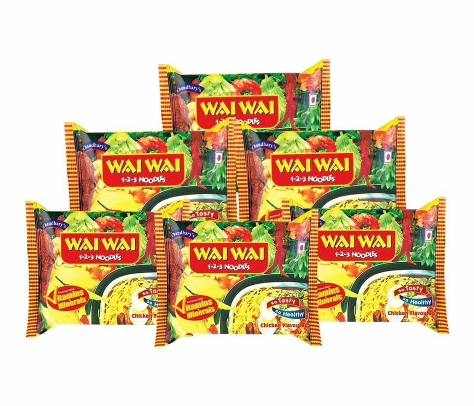 Wai Wai Instant Noodles Chicken Flavored 75g each Pack Of 3,6,10,15,24,30 Wai Wai Instant Noodles Chicken Flavored 75g each Pack Of 3,6,10,15,24,30