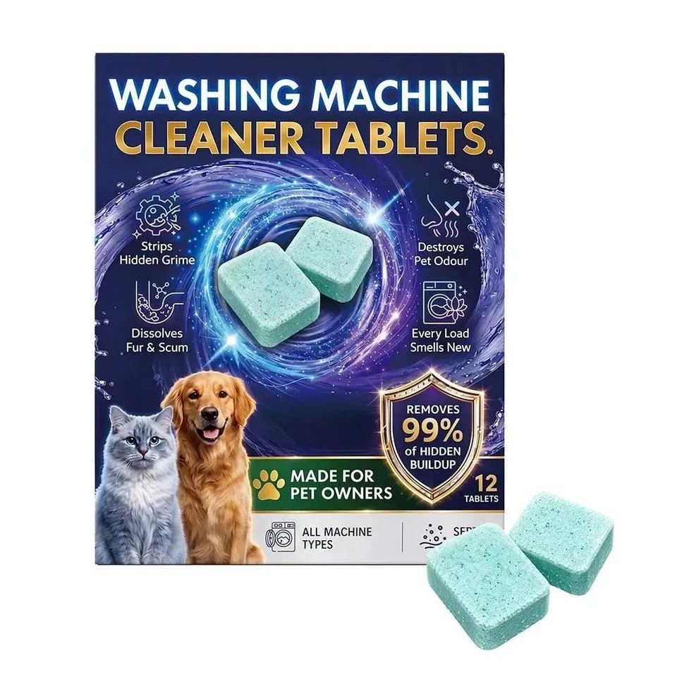 Share Prime Drum Washing Machine Cleaner Pro,12-Pack Deep Clean Drum & Remove De
