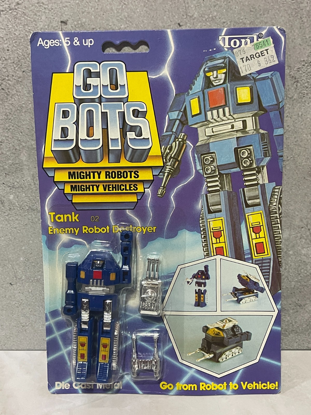 1983 Tonka GoBots Mighty Robots TANK Enemy Robot Destroyer MOC 1983 Tonka GoBots Mighty Robots TANK Enemy Robot Destroyer MOC