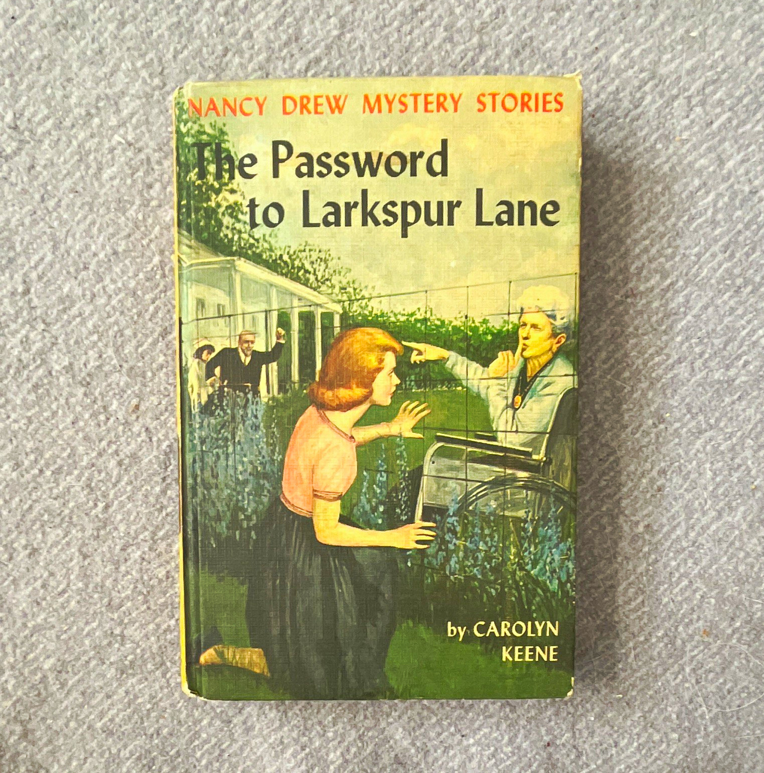Vintage 1960s Nancy Drew #10 Password to Larkspur Lane Hardcover Dust Jacket