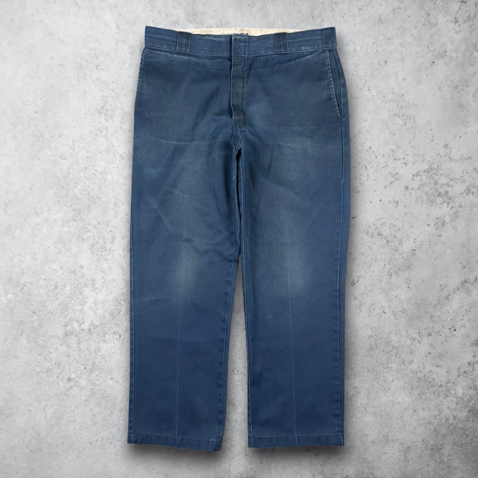 Vintage Dickies 874 Faded Canvas Carpenter Work Skate Pants Size 35x29