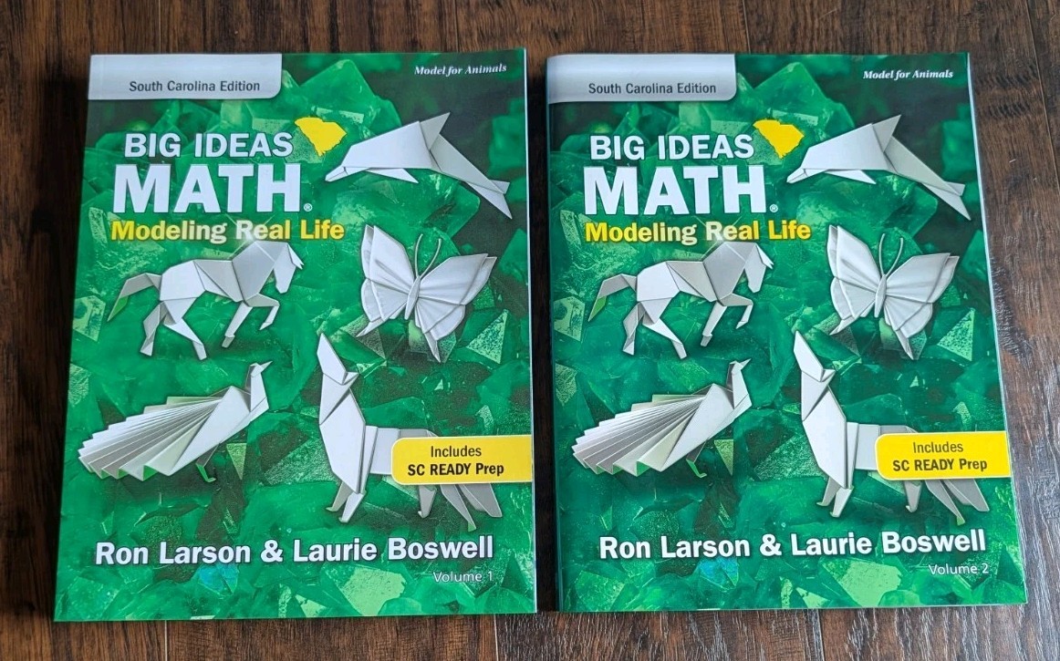 Volume 1 And 2- Big Ideas Math Modeling Real Life South Carolina Edition Grade 3 Volume 1 And 2- Big Ideas Math Modeling Real Life South Carolina Edition Grade 3