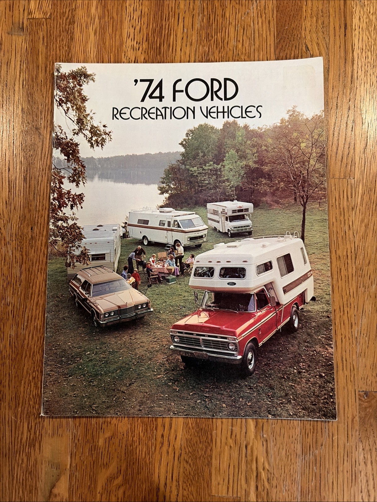 Vintage 1974 Ford Recreation Vehicles Pickup Truck Bronco Dealer Sales Brochure Vintage 1974 Ford Recreation Vehicles Pickup Truck Bronco Dealer Sales Brochure