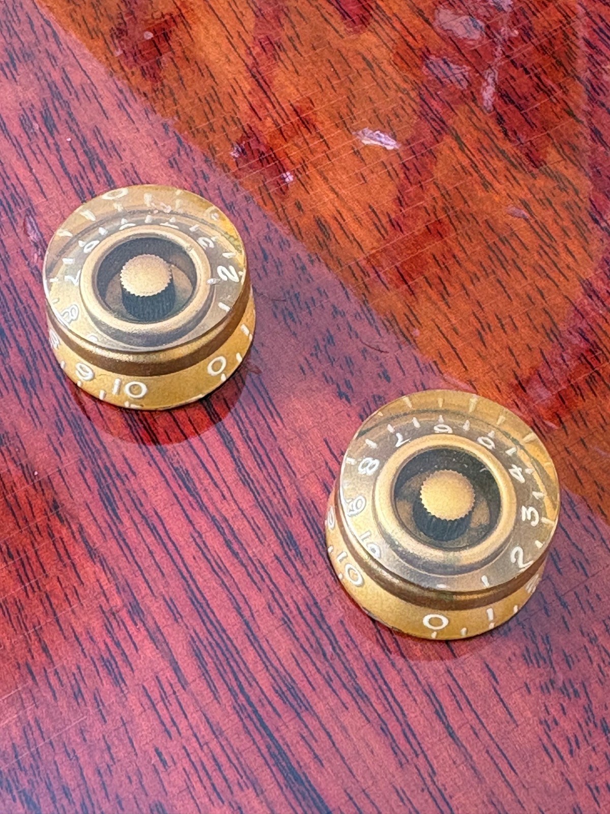 Vintage 1952 1953 1954 1955 Gibson Speed Knob Pair 1/2 Vintage 1952 1953 1954 1955 Gibson Speed Knob Pair 1/2