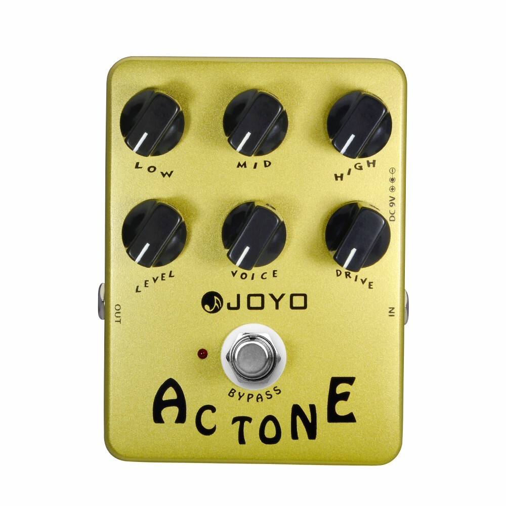 JOYO Distortion Vintage Amp Simulator Electric Effect Pedal British Rock JF-13