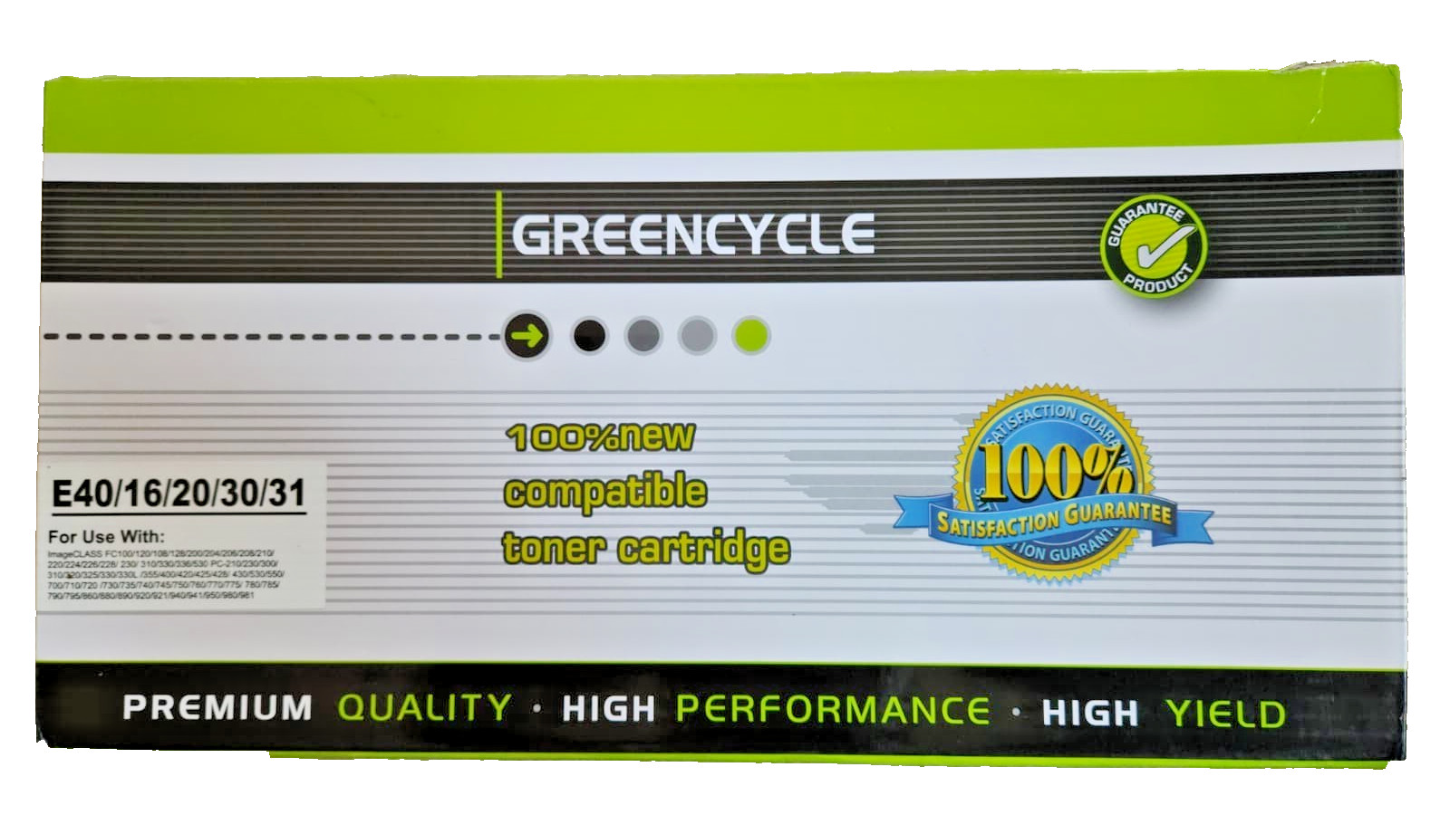 Greencycle toner cartridge E40/16/20/30/31