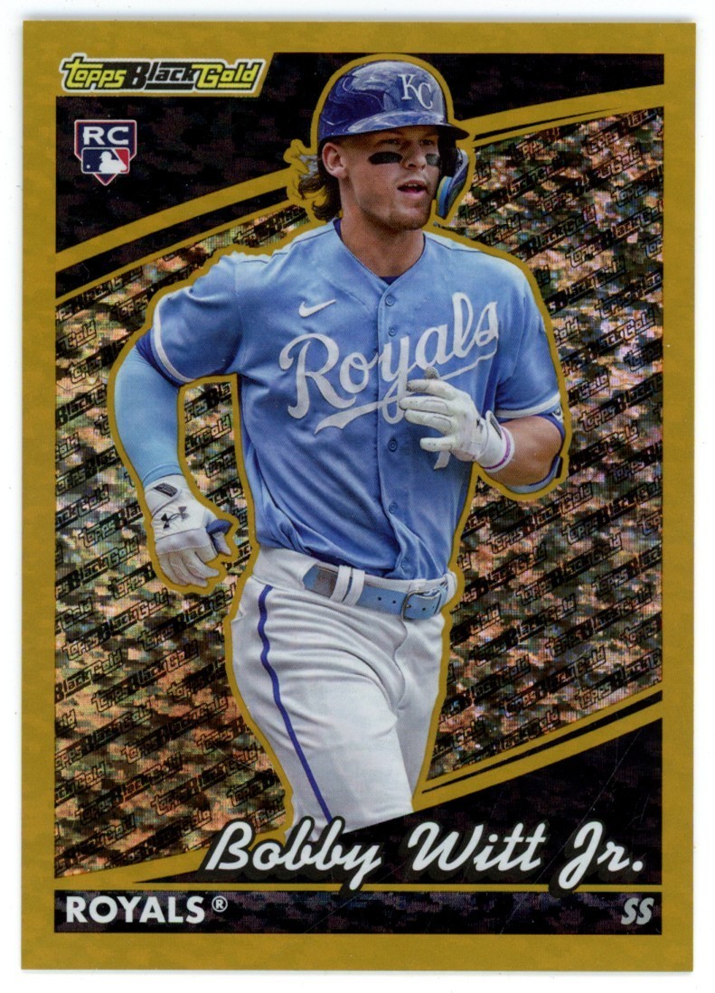 2022 Topps Update #BG11 Bobby Witt Jr. RC KC Royals Gold Black Gold 35/75 2022 Topps Update #BG11 Bobby Witt Jr. RC KC Royals Gold Black Gold 35/75