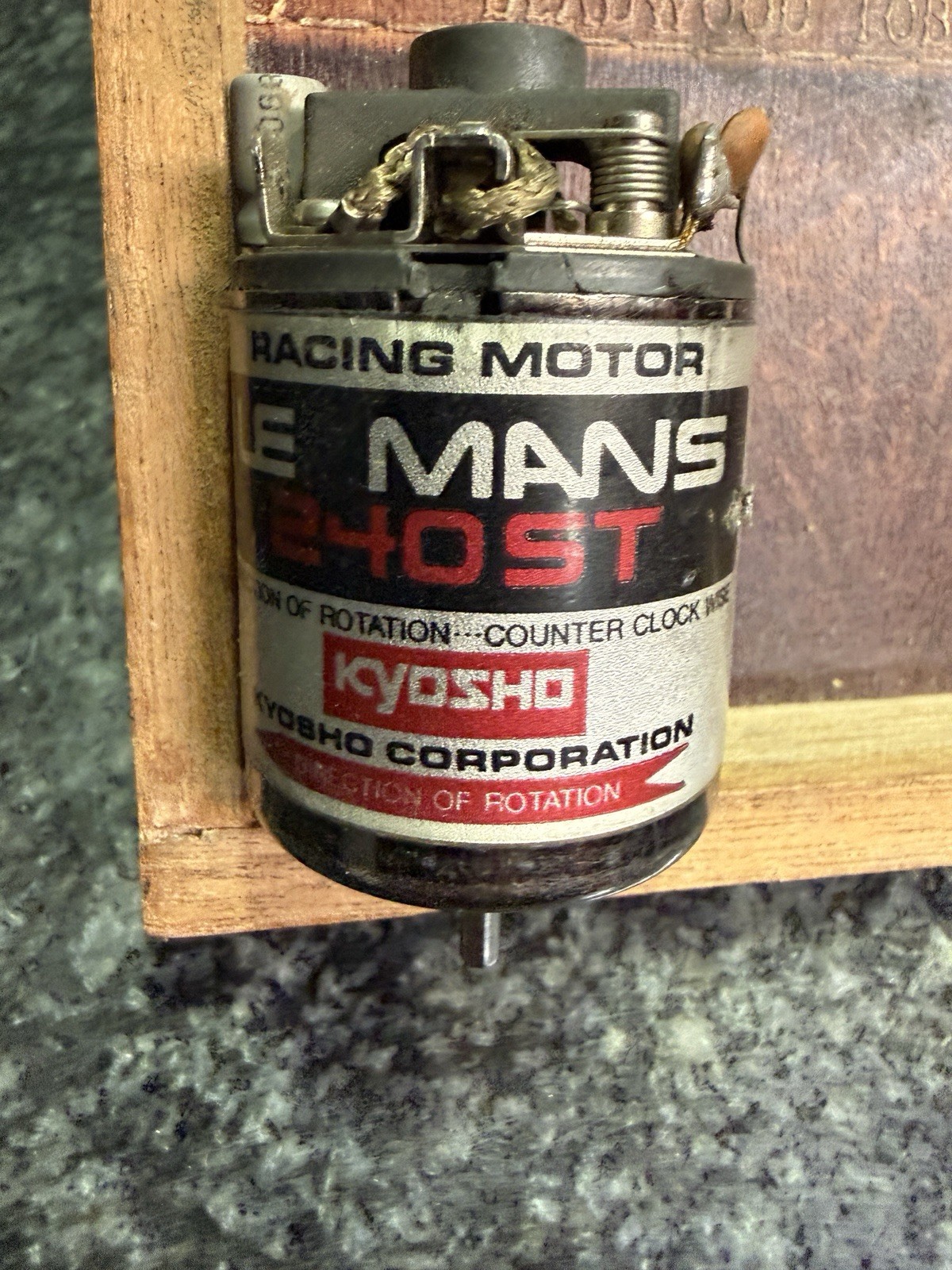 VINTAGE Kyosho Lemans 240st Tested Counter Clockwise VINTAGE Kyosho Lemans 240st Tested Counter Clockwise