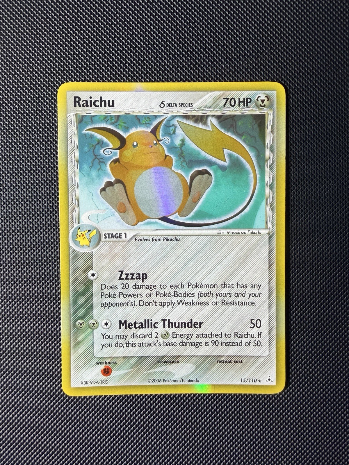 Raichu (Delta Species) Holo Rare EX Holon Phantoms 15/110 NM Raichu (Delta Species) Holo Rare EX Holon Phantoms 15/110 NM