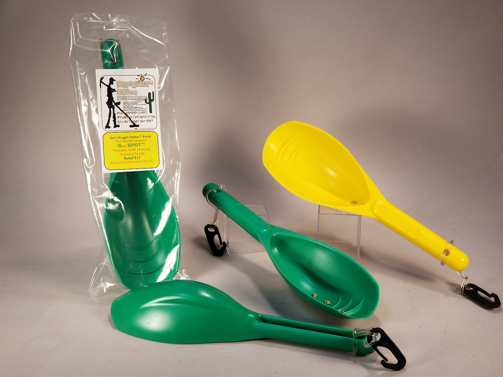 ALL NEW Doc\'s Exclusive Gold SPOT™ Treasure Scoop portable gold pan  AMAZING