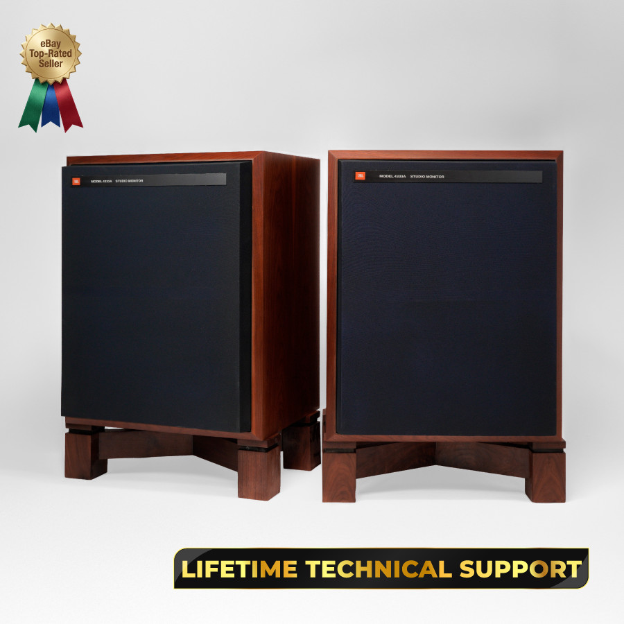 JBL 4333A 3-Way Studio Monitor Pair – Bi-Amp Capable – Restored -1-Year Warranty