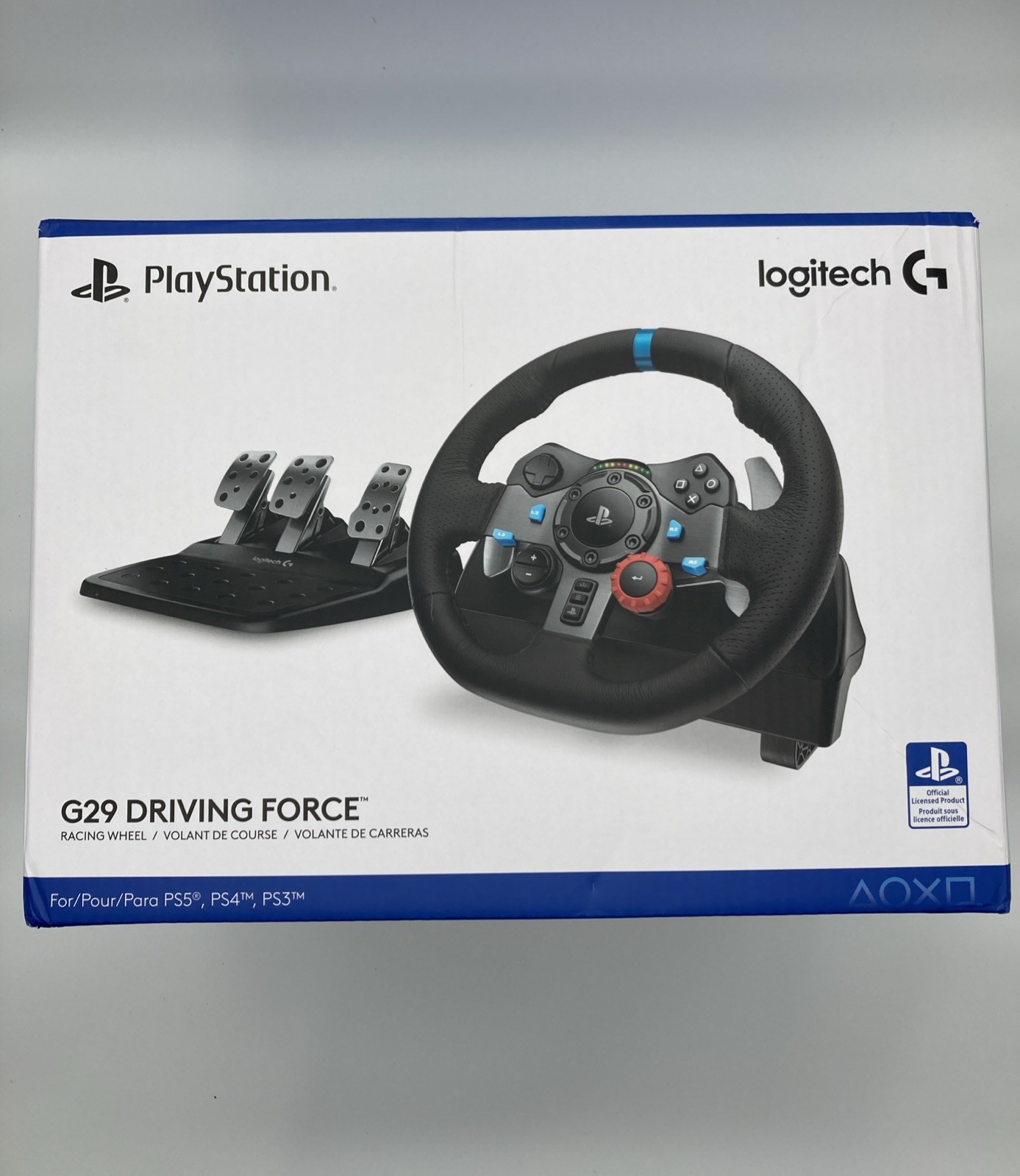 Logitech Driving Force G29 Gaming Racing Wheel With Pedals For PS4 PS3. Mr Logitech Driving Force G29 Gaming Racing Wheel With Pedals For PS4 PS3. Mr