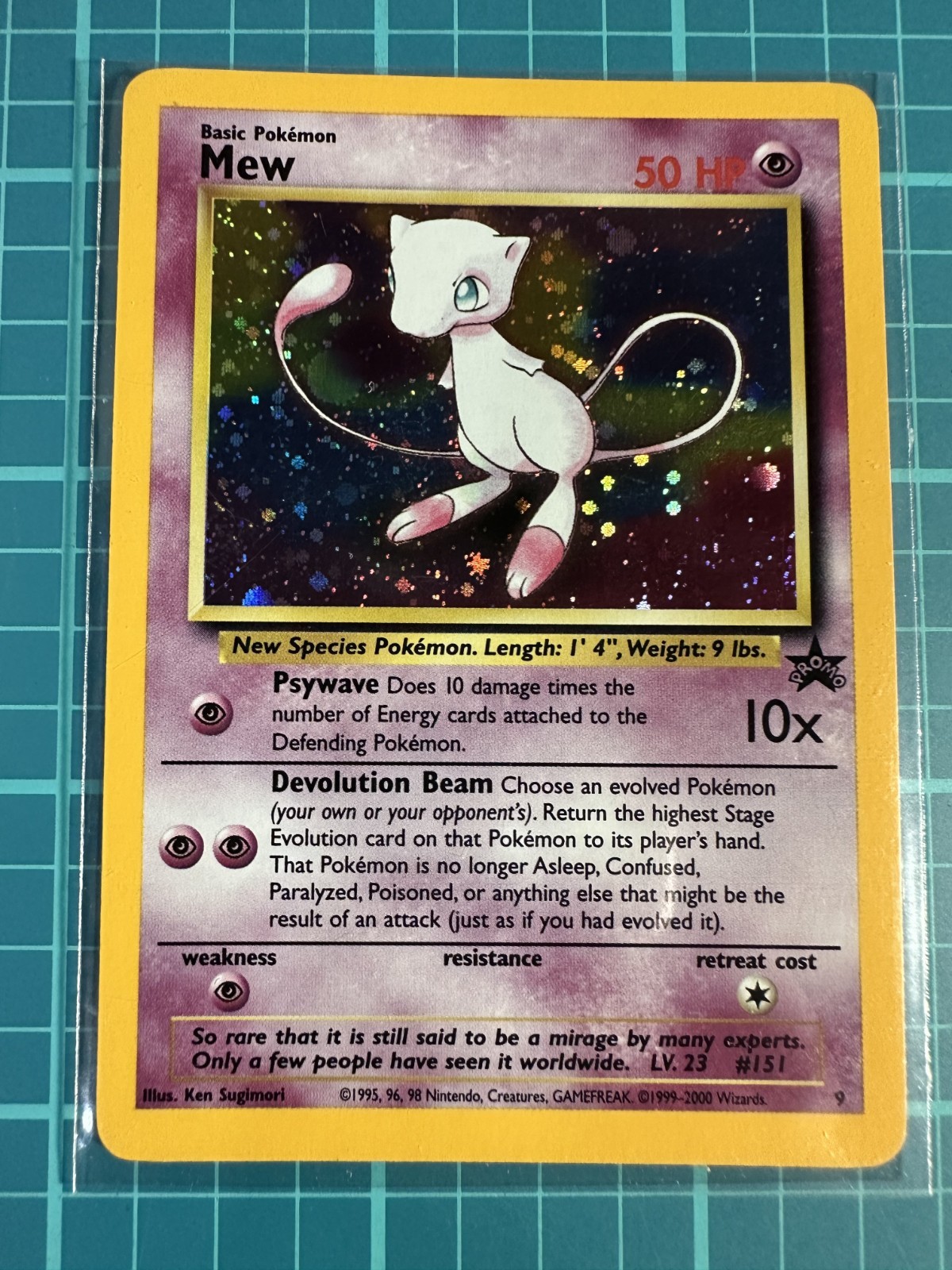Mew 09/53 Wotc Promo Holo