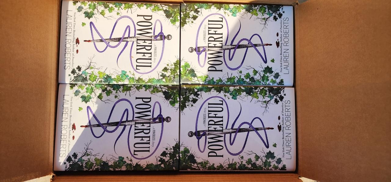 Lauren Roberts Book Lot 52 Powerful A Powerless Story Hardcover NEW Wholesale