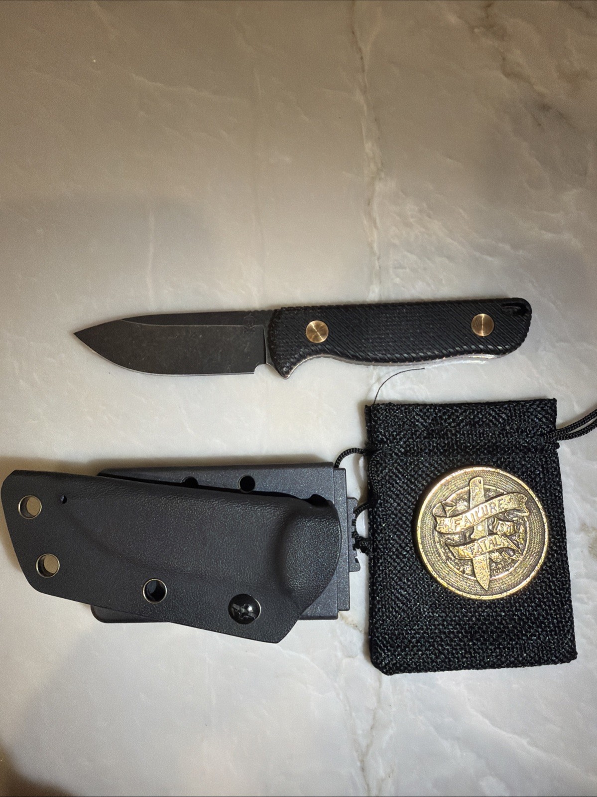 Rare - Pete\'s Pirate Life Knife PPK V1 G-10 With Coin / Number 796/1000 Rare - Pete\'s Pirate Life Knife PPK V1 G-10 With Coin / Number 796/1000