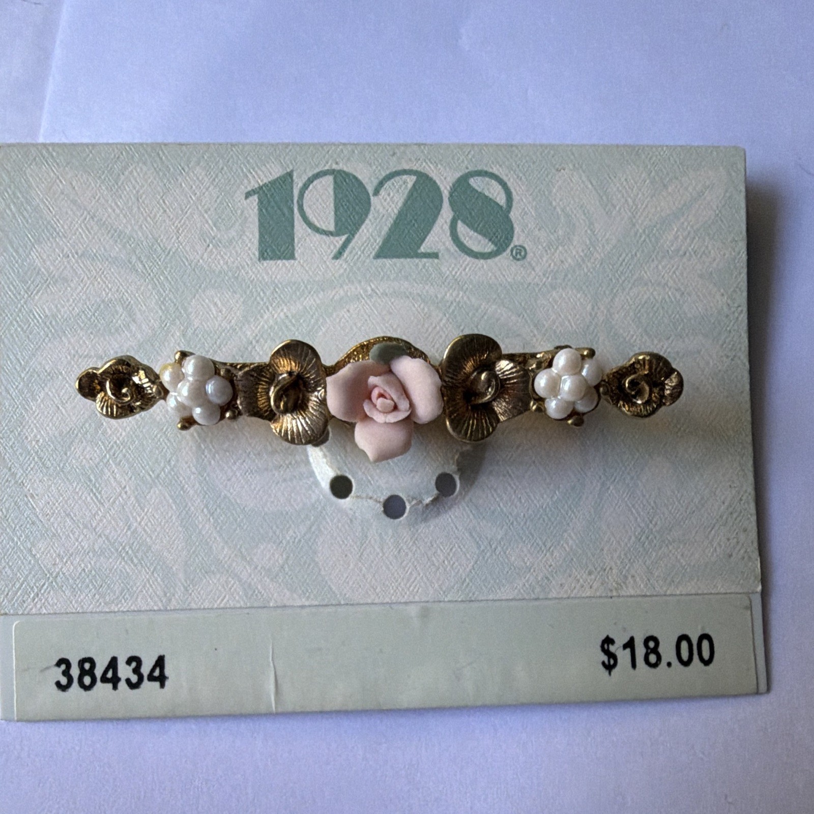 Vintage 1928 Brooch Pin Rose Display Card Victorian Style Steampunk Art Nouveau Vintage 1928 Brooch Pin Rose Display Card Victorian Style Steampunk Art Nouveau