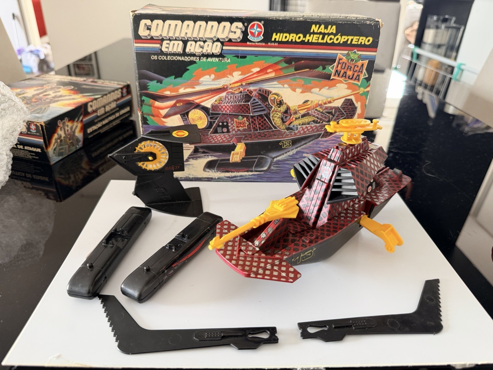 Estrela Brazil GI Joe Python Patrol Swampfire Original Box Rare Exclusive Model Estrela Brazil GI Joe Python Patrol Swampfire Original Box Rare Exclusive Model