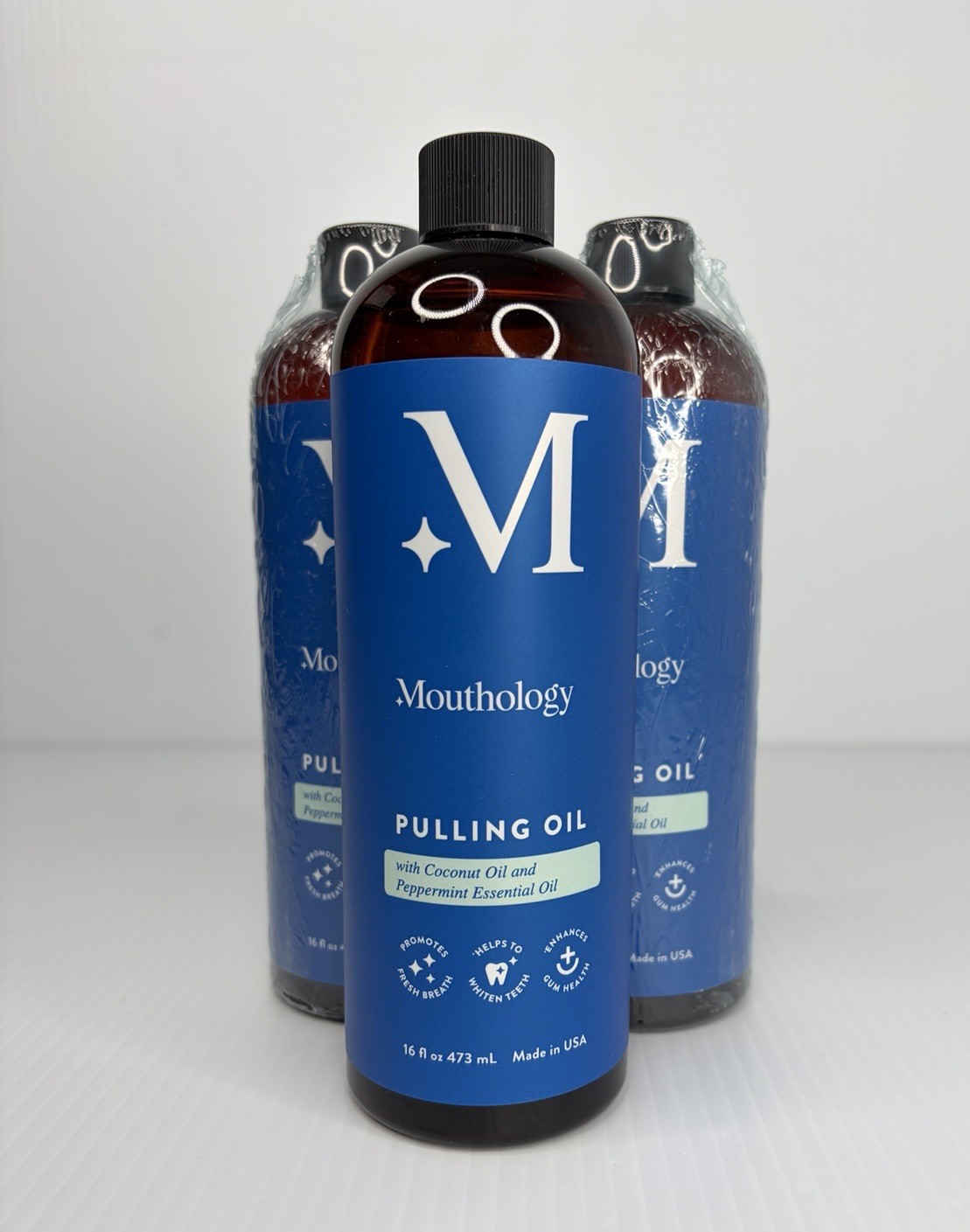 3pk- Mouthology Coconut Oil Pulling for Teeth and Gums with Peppermint Oil 16 Oz 3pk- Mouthology Coconut Oil Pulling for Teeth and Gums with Peppermint Oil 16 Oz