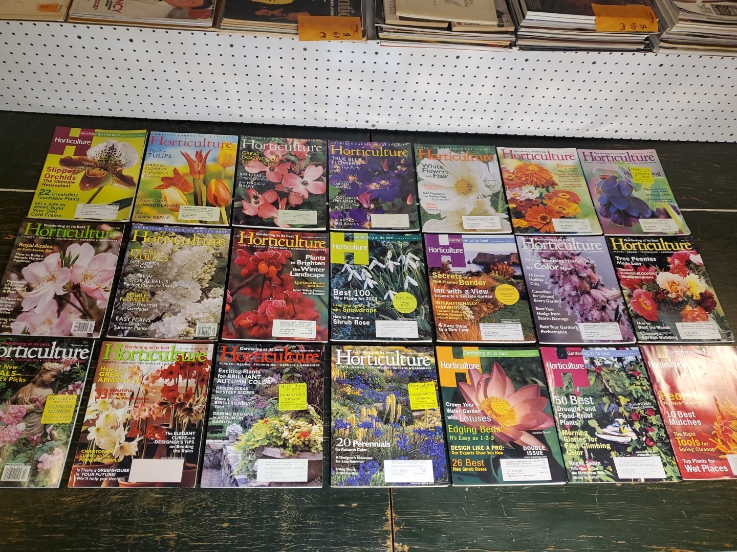 21 Vintage 1999-2003 Horticulture Gardening at its Best Magazine Lot 21 Vintage 1999-2003 Horticulture Gardening at its Best Magazine Lot
