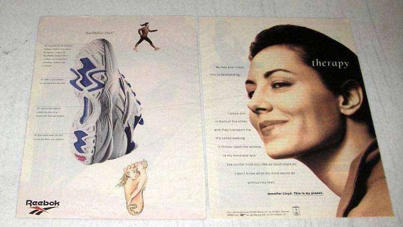1996 Reebok RoadWalker DMX Shoe Ad - Jennifer Lloyd 1996 Reebok RoadWalker DMX Shoe Ad - Jennifer Lloyd